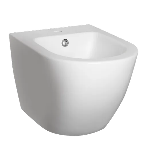 KERRA - Bidet závesný Delos (biele lesklé) 5907548117281