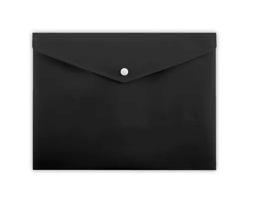 Obálka listová kabelka A4 s cvokom PP Classic čierna