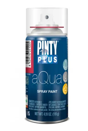 PINTY PLUS AQUA MINI - Vodou riediteľná farba v spreji 0,15 L AQ303 - žltá