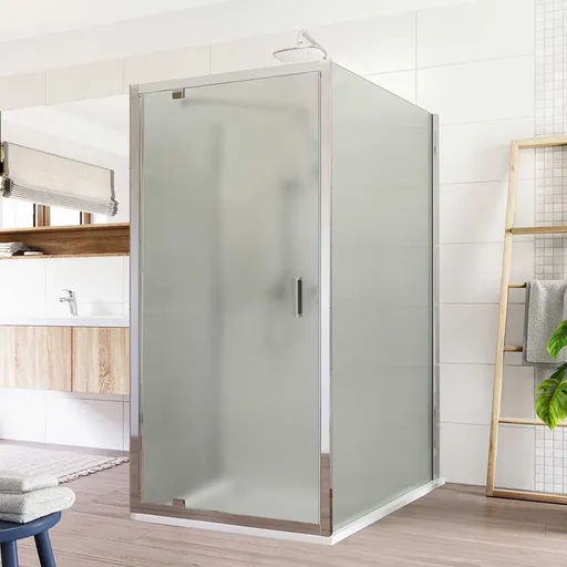 Mereo Sprchovací kút Lima, obdĺžnik do priestoru U, pivotový, 80x100x80 cm, chróm ALU, sklo Point CK87852K