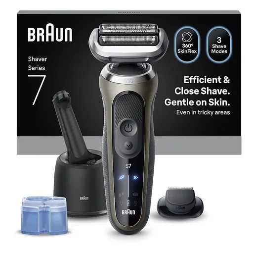 BRAUN Series 7 elektrický holiaci strojček 4v1 + smart center