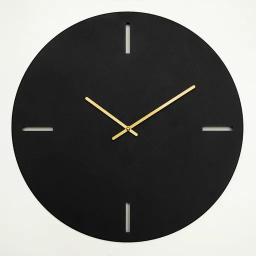 Nástenné hodiny Timeless APS113, Black, 48 x 48 cm