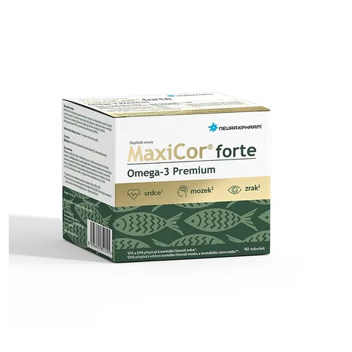 MAXICOR Forte omega 3 premium 90 kapsúl
