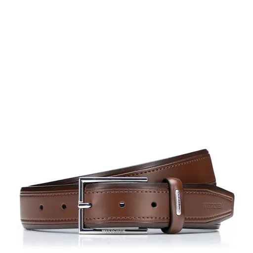 Pánsky kožený opasok v hnedej tieňovanej farbe – klasika s charakterom 101-8M-206-4