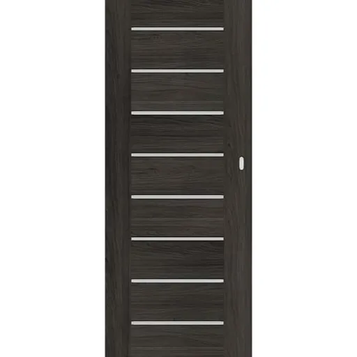 Interiérové dvere Naturel Perma posuvné 80 cm brest antracit posuvné PERMAJA80PO