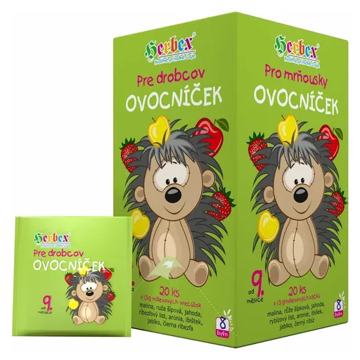 HERBEX Ovocníček pre drobcov bylinný čaj 20 sáčkov