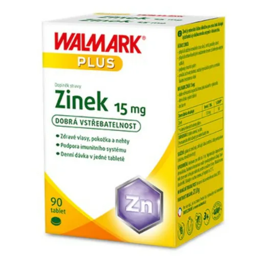 WALMARK Zinok 15 mg 90 tabliet