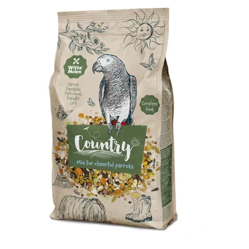 WITTE MOLEN Country Parrot krmivo pre veľký papagáje 2 kg