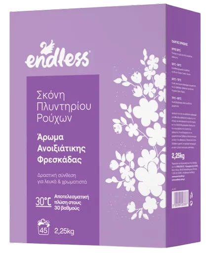 ENDLESS - Prací prášok (spring fresh, 2,25 kg)
