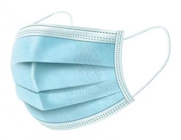 Ochranné rúško 3-vrs.10ks v bal.  XH-8001