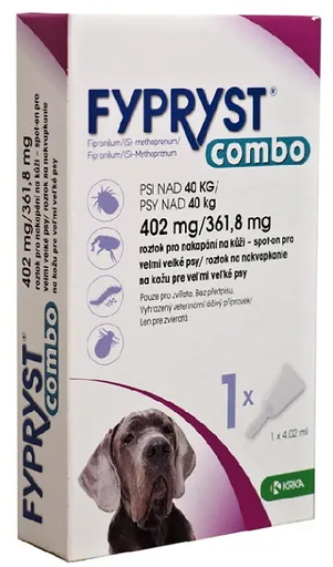 FYPRYST combo XL - pipeta proti kliešťom a blchám pre veľké psy nad 40 kg