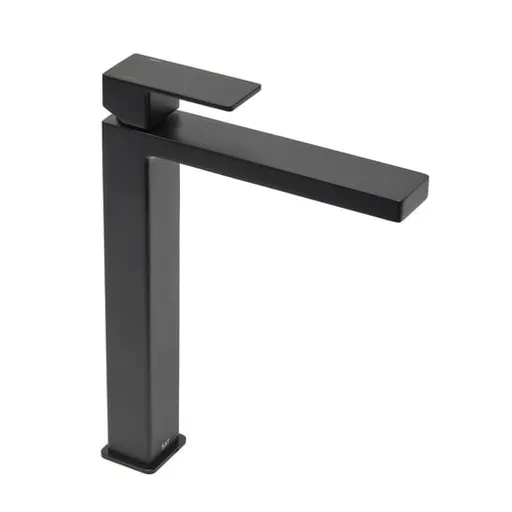 Vysoká umývadlová batéria SAT Vision bez výpuste čierna matná SATBSVI285C