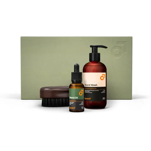 Beviro Bergamia Wood Beard Care Kit darčeková sada na bradu