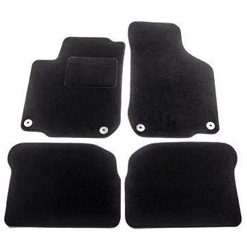 ACI textilné koberce pre VW BORA 98-05  čierne (pre okrúhle príchytky) sada 4 ks (5892X62)