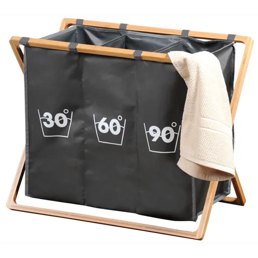 Kesper 19597 Skladací kôš na bielizeň, 57 x 63 x 38 cm
