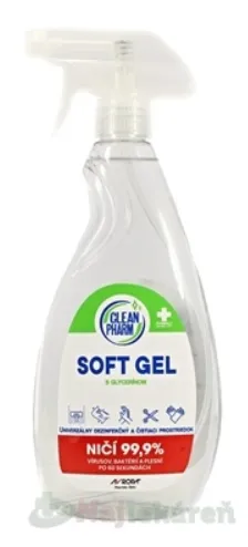 AVROPA CleanPharm SOFT GEL univerzálny dezinfekčný a čistiaci prostriedok 500ml