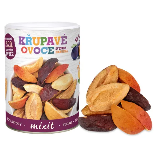 MIXIT Slivka Marhuľa - chrumkavé ovocie 65 g