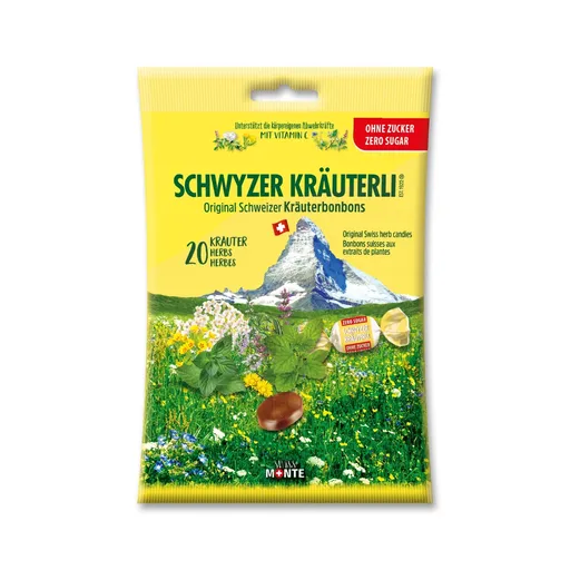 DOMACO Bylinné bonbóny – 20 bylín bez cukru 75 g – Green idea