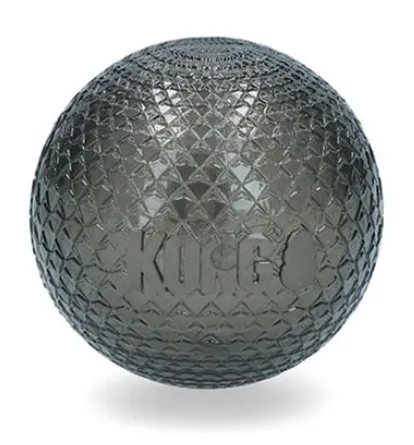 Hračka Kong guma DuraMax Lopta šedá M - priemer 6cm