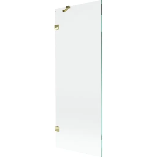 MEXEN/S - Lunar vaňová zástena FIX 70 x 150, transparent, zlatá 897-070-000-50-00