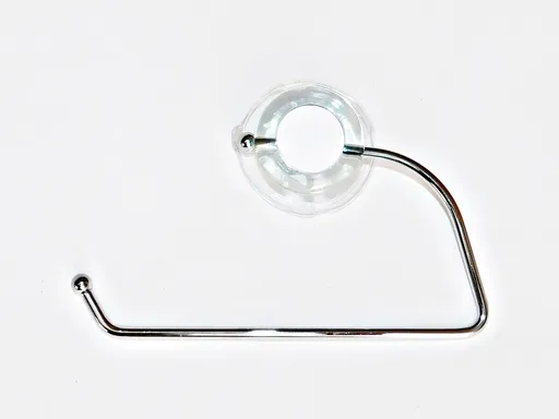 BISK - Držiak na wc papier s prísavkou GECO, umelá hmota a chróm