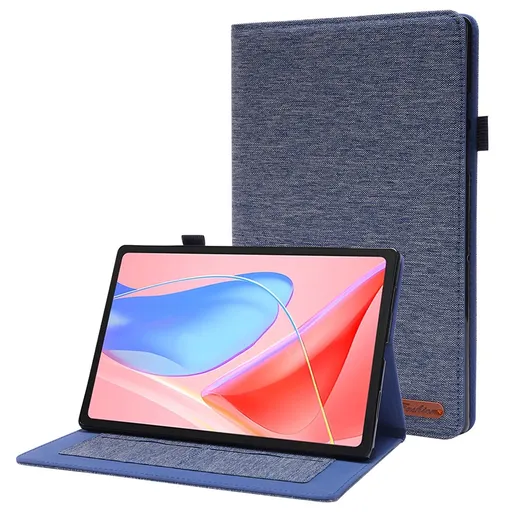 FABRIC Zaklápací kryt pre Lenovo Tab 10.1 modrý