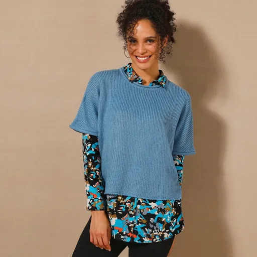 Pulóver so skrátenými rukávmi