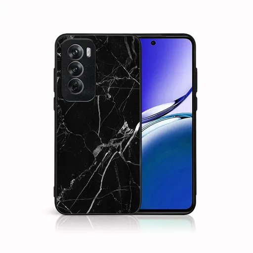 MY ART Ochranný kryt pre Oppo Reno12 Pro 5G BLACK MARBLE (142)