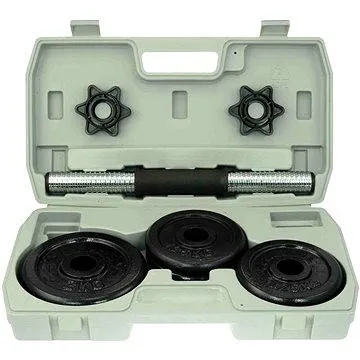 LifeFit Činka Dumbell Set Steel HB 10 kg ABS (4891223098082)