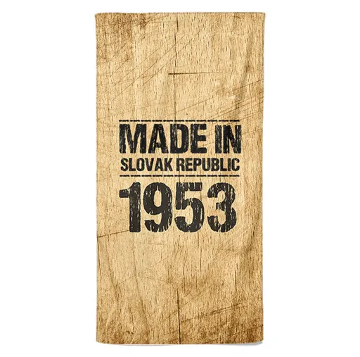 Osuška Made In (rok: 1953)