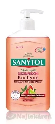 Sanytol dezinfekčné mydlo do kuchyne grapefruit & svieži citrón 250 ml