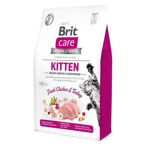 BRIT Care Kitten Healthy Growth & Development granule pre mačiatka a gravidné mačky 1 ks, Hmotnosť balenia: 2 kg