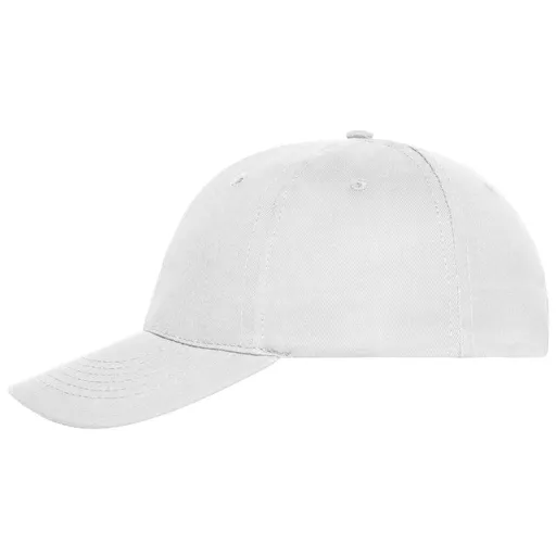 Myrtle Beach (Daiber) 6 panelová šiltovka z bio bavlny MB6236 - Biela