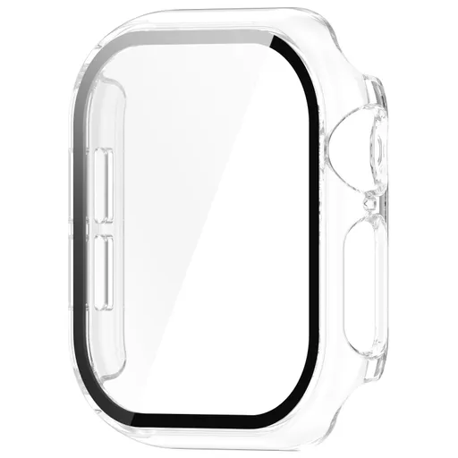 PC FULL COVER Plastový kryt so sklom pre Apple Watch 10 / 11 46mm priehľadný