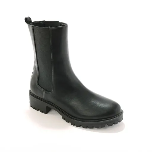 Nízke čižmy s elastickou gumou a profilovanou podrážkou