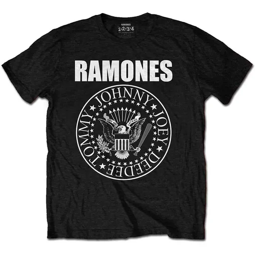 Ramones tričko Presidential Seal Čierna 7 – 8 rokov