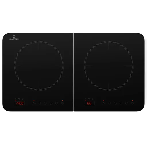 Klarstein Cookio, dvojitá indukčná varná doska, 3500 W, časovač, sklokeramika