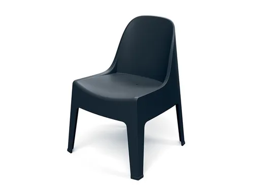 Stolička záhradná MILANE 580x600x735mm - uhoľná