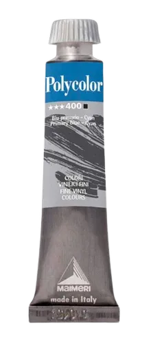MAIMERI POLYCOLOR - Jemné vinylové farby 400 - primary blue cyan, 20 ml
