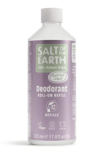 Salt of the Earth Náplň šalvia a mäta pre ROLL ON 525 ml