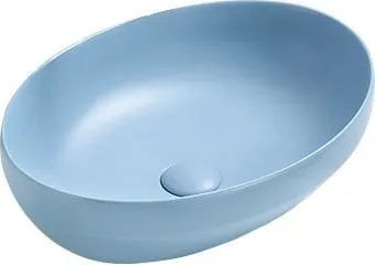 MEXEN - Cornelia umývadlo na dosku 50x36, modrá mat 21885049