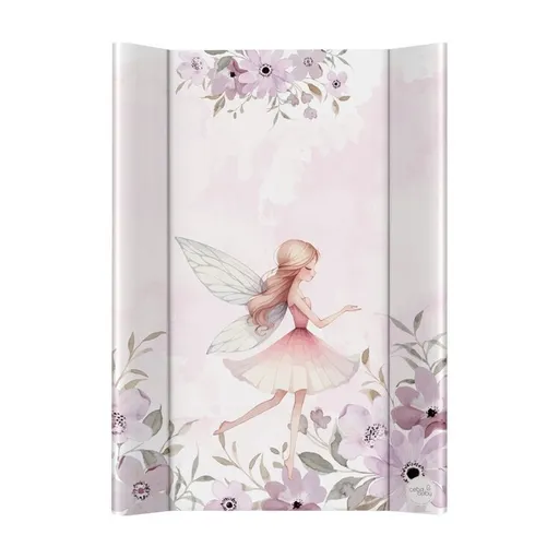 CEBA BABY Podložka prebaľovacia 2-hranná s pevnou doskou (50x70) Basic Meadow Fairy