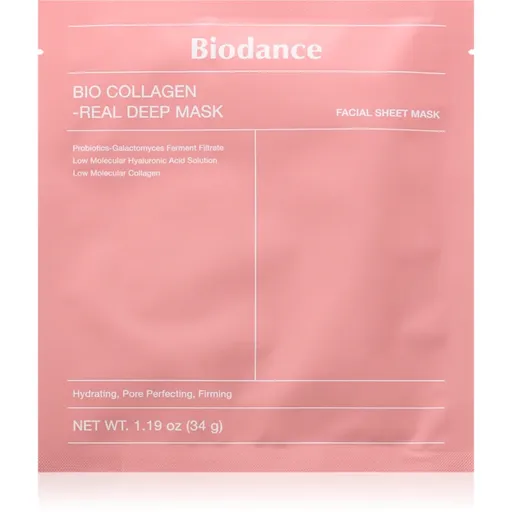 Biodance Bio-Collagen Real Deep Mask intenzívna hydrogélová maska pre hydratáciu pleti a minimalizáciu pórov 34 g