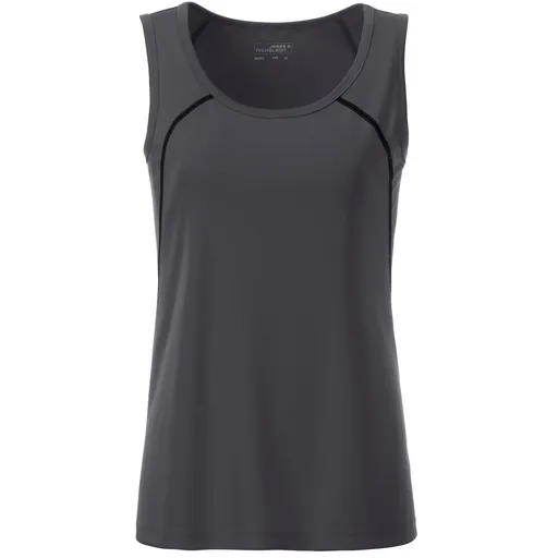 James & Nicholson (Daiber) Dámske funkčné tielko JN493 - Titánová / čierna | XS