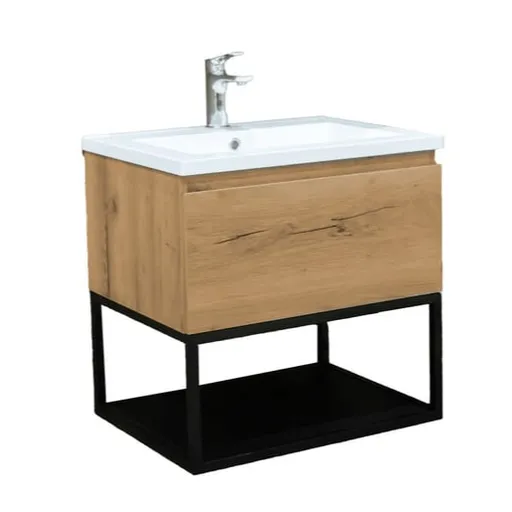 Kúpeľňová skrinka s umývadlom SAT B-Way dub mat BWAY60OAKU