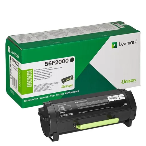 LEXMARK 56F2000 - originálny toner, čierny, 6000 strán