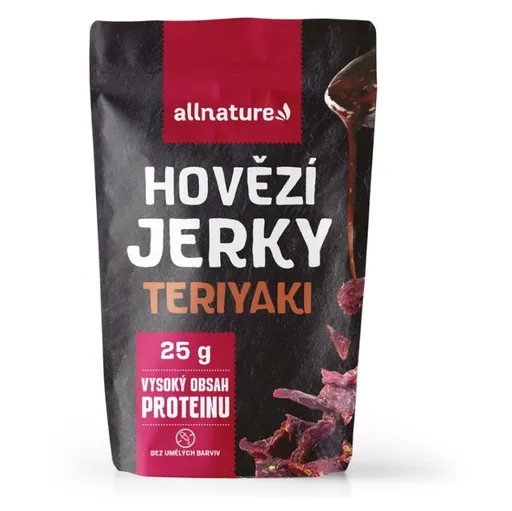 ALLNATURE Beef Teriyaki Jerky sušené mäso 25 g