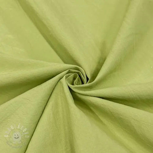 Bavlnená látka WASHED old lime