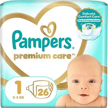 PAMPERS Premium Care Newborn veľkosť 1 (26 ks) (8001841104614)