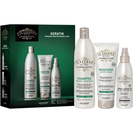 Alfaparf Milano Il Salone Milano Keratin kit darčeková sada pre poškodené vlasy